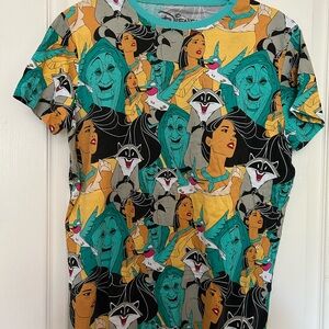 Disney Multicolor Pocahontas Short Sleeve Tee